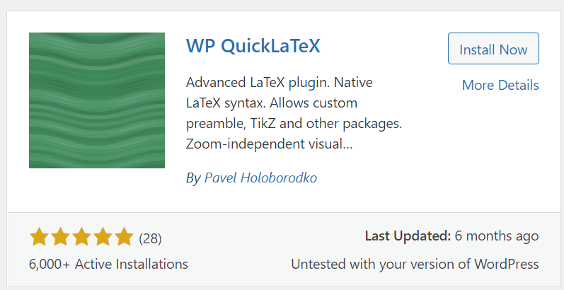 WPQuickLaTeX