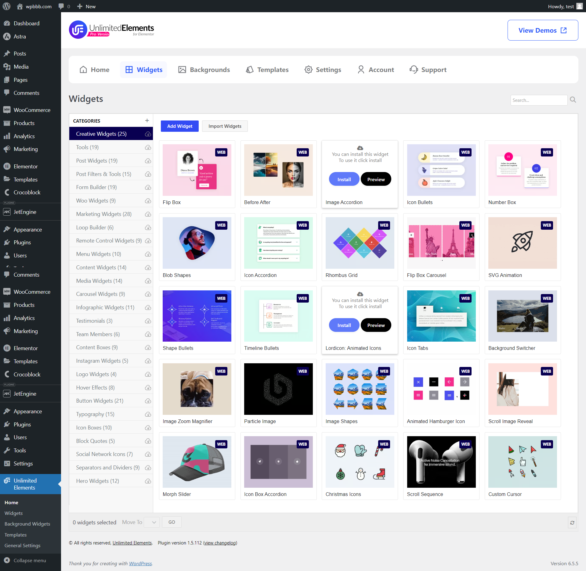 Unlimited Elements for Elementor Premium – WordPress主题插件