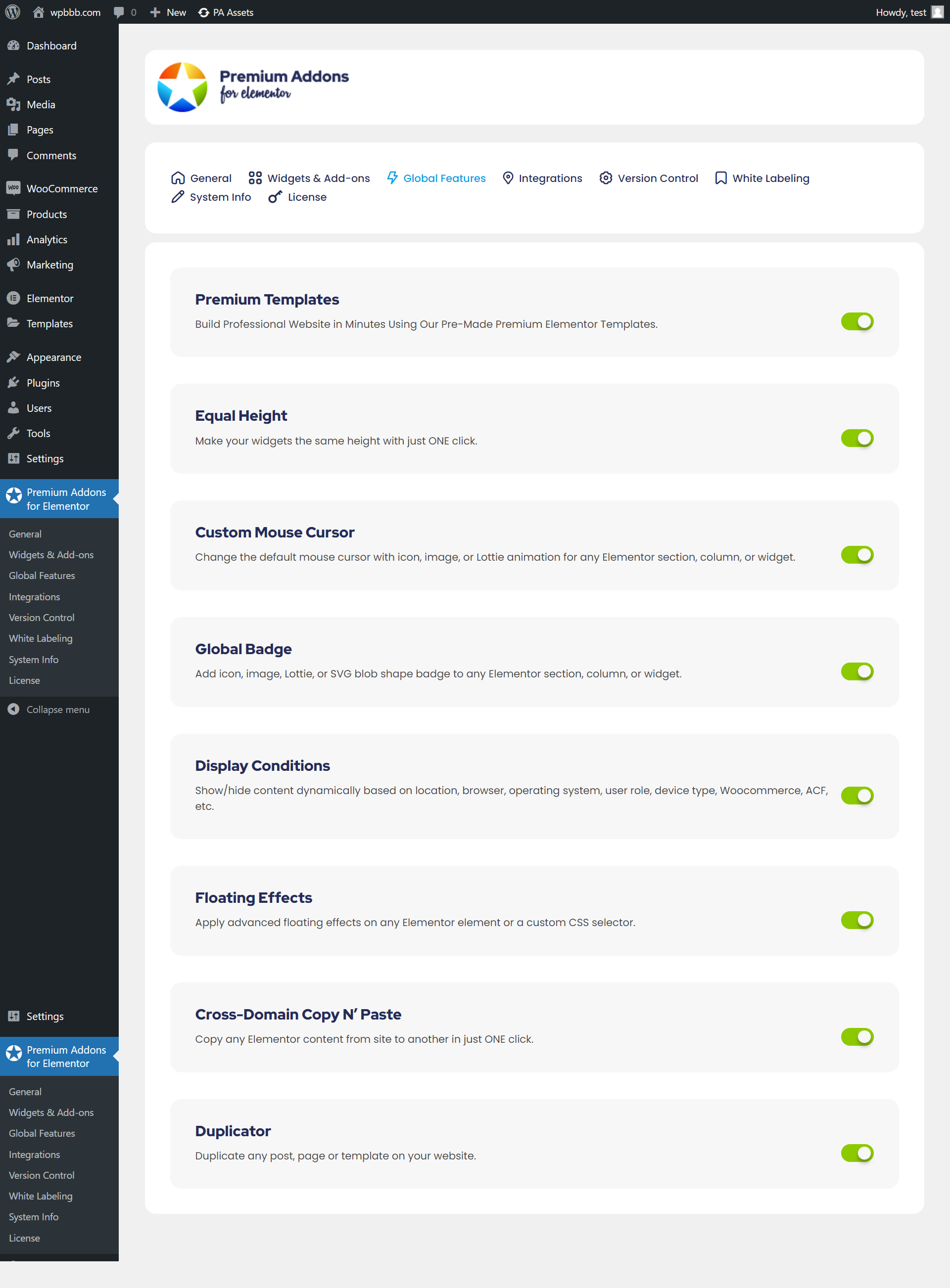 Premium Addons Pro for Elementor – WordPress主题插件
